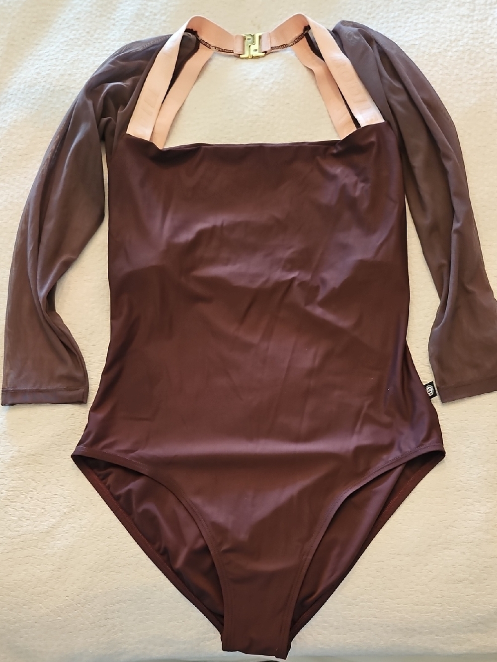 Bodile Saskia Leotard M/L Umber - Picture 2 of 6